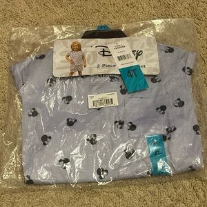 NWT purple Disney pajama set 4T